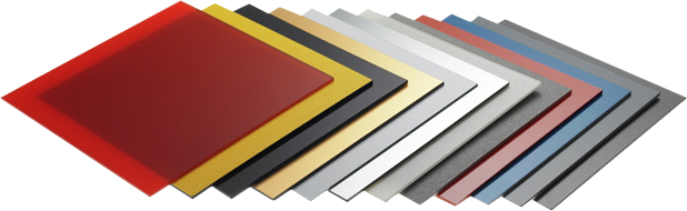 Feuilles de plastique