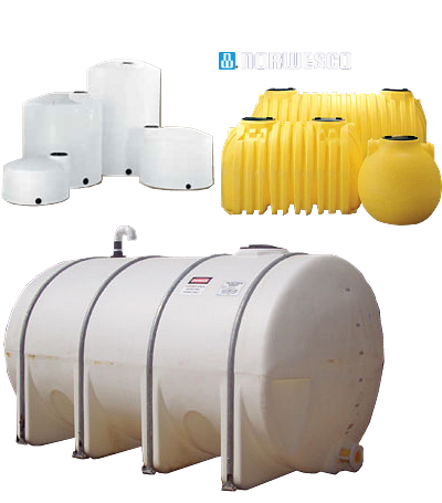 R�servoirs moul� en poly�thyl�ne